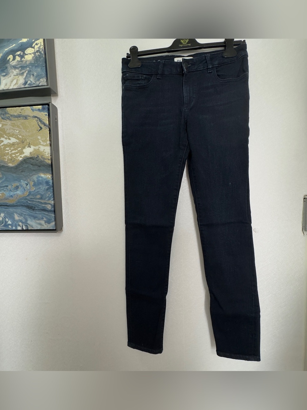 DL1961Florence Instasculpt Skinny Jeans Dark Wash High Rise Size27 Stretch Denim